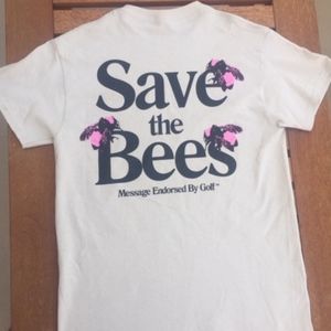 Unisex Save The Bees T-shirt By GOLF. New